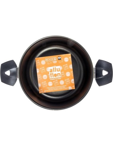 PENTOLE - COPERCHI ANTIADERENTE: vendita online Alluflon Costanza Casseruola 20 cm, Antiaderente, Manici Atermici, 3 Litri in...