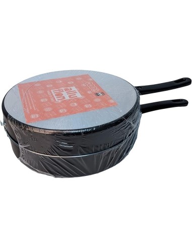 PENTOLE - COPERCHI ANTIADERENTE: vendita online Alluflon Fornetto da Gas Doppia Padella Costanza, ø 28 cm, Antiaderente in of...
