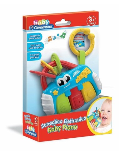 Sonaglino Elettronico Piano Baby Clementoni - Gioco educativo per neonati