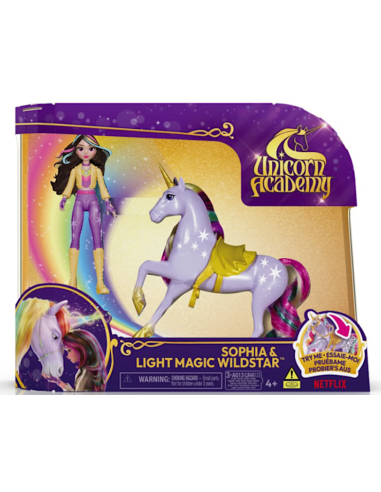 UNICORN ACADEMY 6067325 SOPHIA CON UNICORNO LUMINOSO