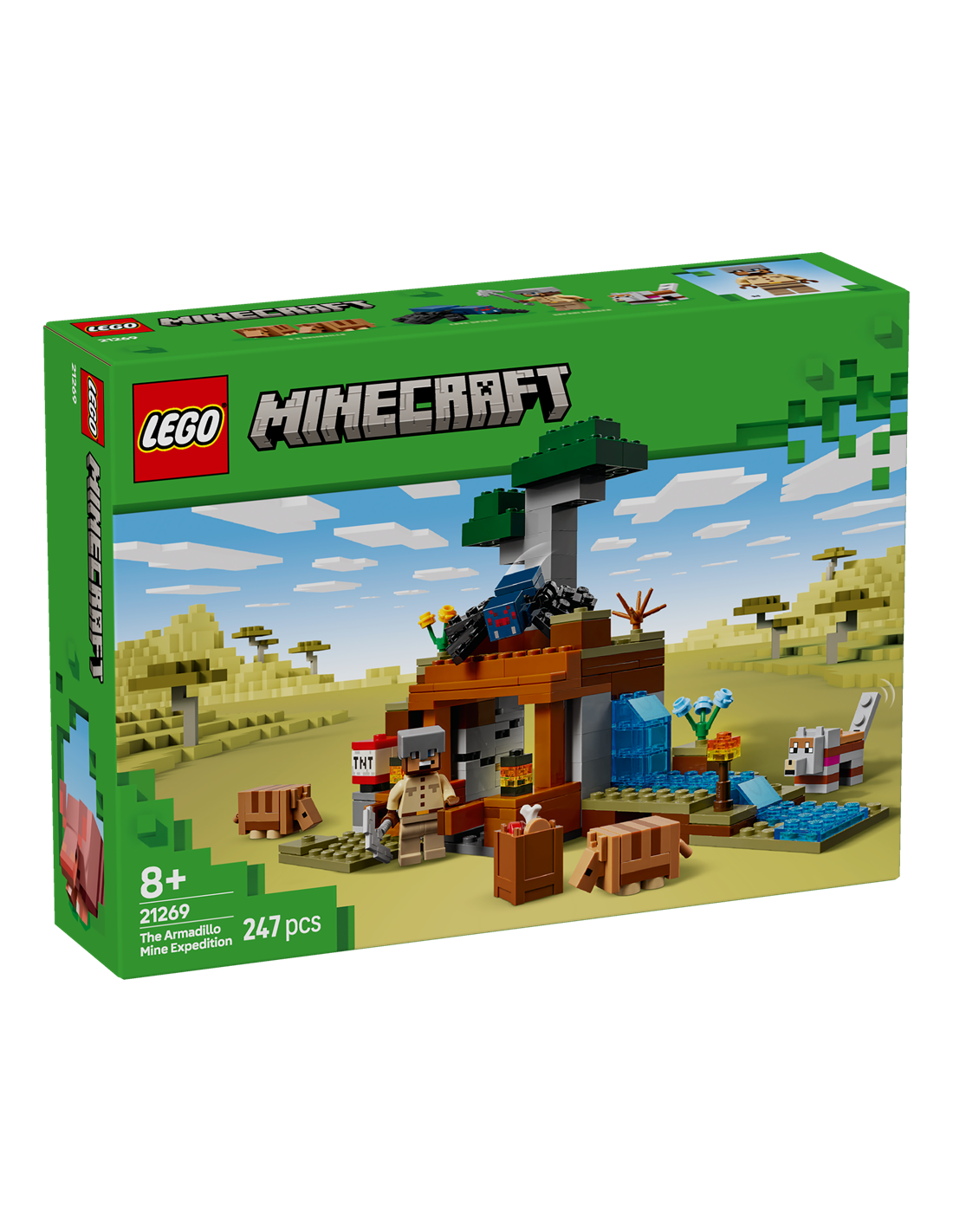 GIOCATTOLO PUBBLICIZZATO: vendita online LEGO MINECRAFT SPEDIZIONE NELLA MINIERA DELL'ARMADILLO in offerta