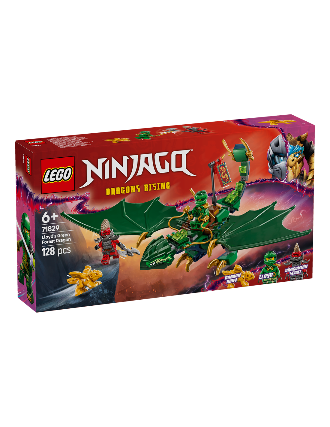 GIOCATTOLO PUBBLICIZZATO: vendita online NINJAGO DRAGO DELLA FORESTA VERDE DI LLOYD in offerta