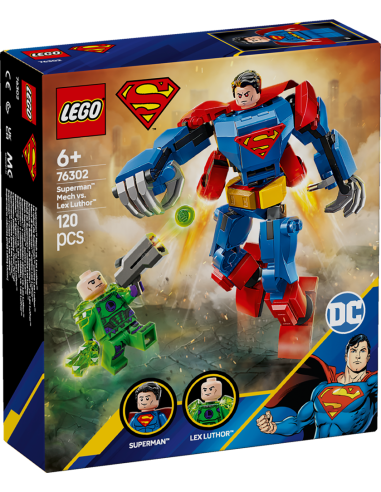 GIOCATTOLO PUBBLICIZZATO: vendita online DC 76302 MECH DI SUPERMAN CONTRO LEX LUTHOR in offerta