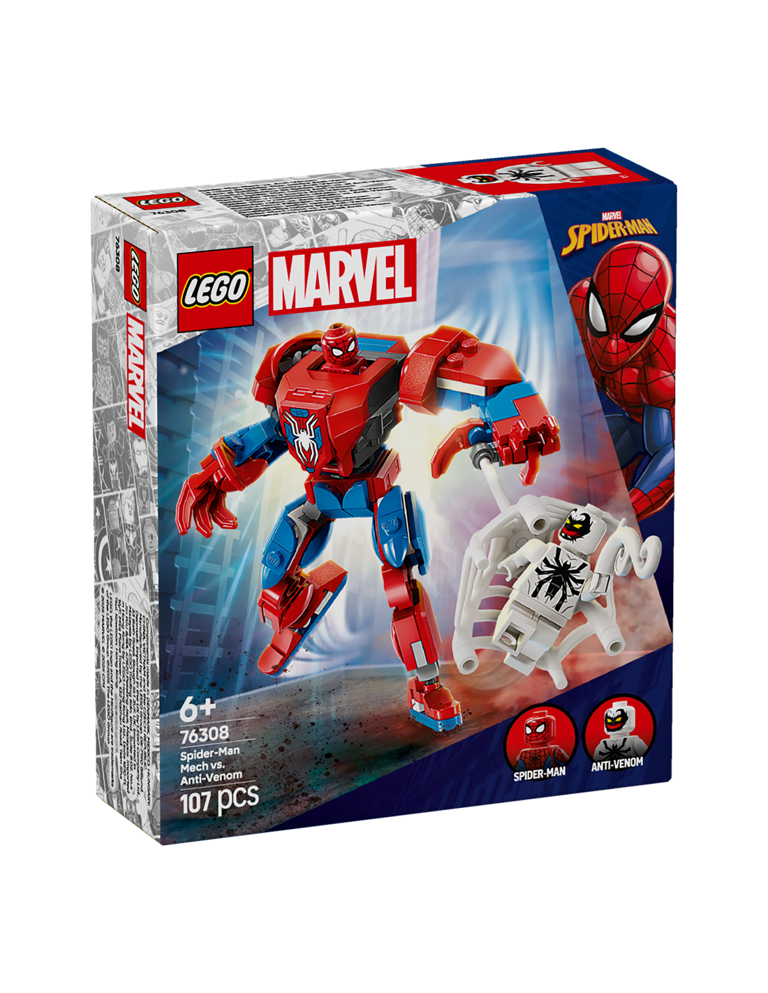 GIOCATTOLO PUBBLICIZZATO: vendita online LEGO MARVEL MECH DI SPIDERMAN CONTRO ANTI-VENOM in offerta