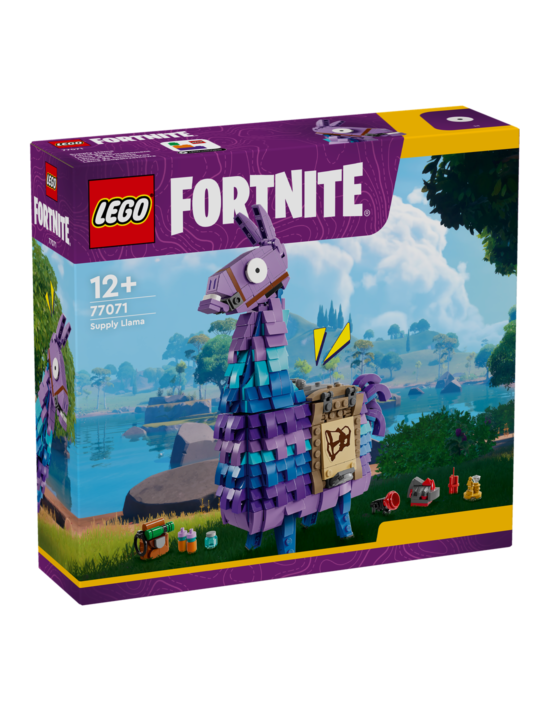 GIOCATTOLO PUBBLICIZZATO: vendita online LEGO FORTNITE, LAMA DELLE SCORTE, ACTION FIGURE DA ESPOSIZIONE CON ACCESSORI, 12+ AN...