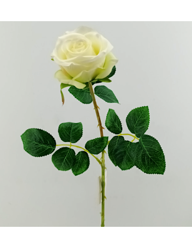 FIORE 40000004-10 ROSA COLOMBIANA BIANCA 65CM