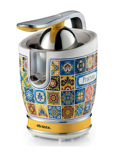 SPREMIAGRUMI: vendita online Ariete 413 Spremiagrumi Elettrico con Leva, Stile Positano, 2 Coni in acciaio inox, beccuccio sa...