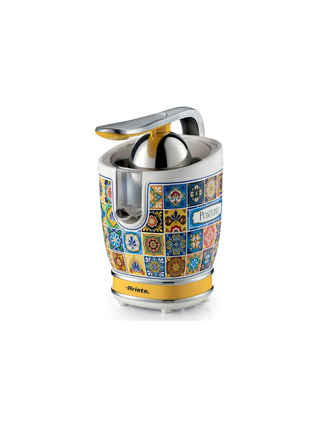 SPREMIAGRUMI: vendita online Ariete 413 Spremiagrumi Elettrico con Leva, Stile Positano, 2 Coni in acciaio inox, beccuccio sa...