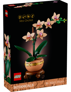 GIOCATTOLO PUBBLICIZZATO: vendita online LEGO BOTANICAL 10343 MINI-ORCHIDEA, FIORI ARTIFICIALI, VASO, DECORAZIONE CASA, MODEL...
