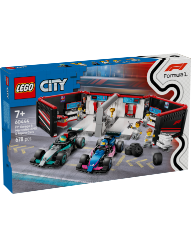 GIOCATTOLO PUBBLICIZZATO: vendita online CITY 60444 GARAGE CON MONOPOSTO MERCEDES AMG E ALPINE F1 in offerta
