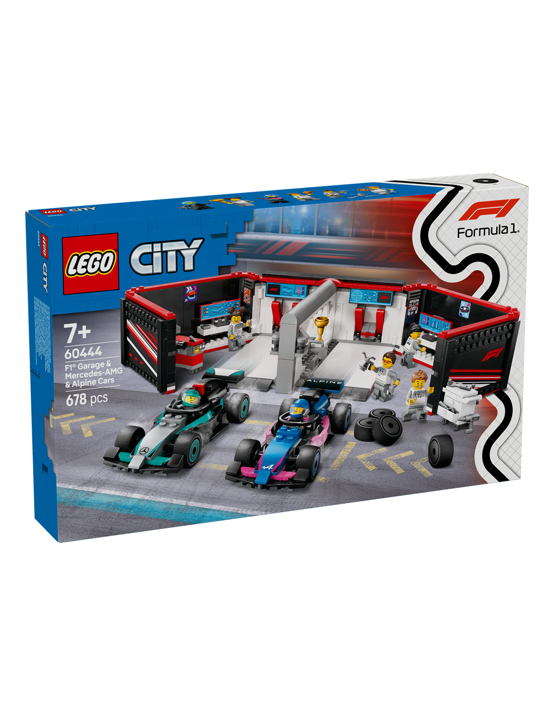 GIOCATTOLO PUBBLICIZZATO: vendita online LEGO CITY GARAGE CON MONOPOSTO MERCEDES AMG E ALPINE F1 in offerta