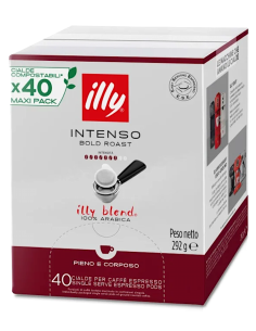 Illy Intenso 40 Cialde ESE Compostabili | shopincasa.it