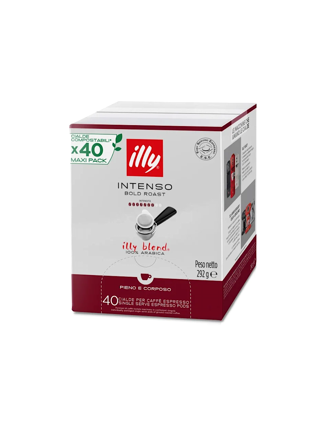 Illy Intenso 40 Cialde ESE Compostabili | shopincasa.it