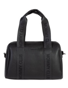 PRIMA INFANZIA: vendita online Borsa nursery Mommy Club - Signature - Pelle vegana - Nera in offerta