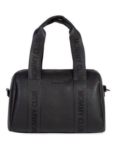 PRIMA INFANZIA: vendita online Borsa nursery Mommy Club - Signature - Pelle vegana - Nera in offerta