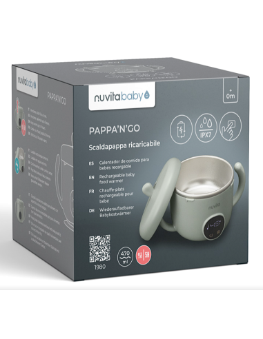 SANITARIA BABY ELETTRICO: vendita online Nuvita Scaldapappa Pappa'n'Go – Portatile e Ricaricabile in offerta