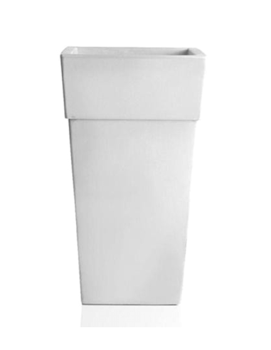 VASI E SOTTO VASI: vendita online VASO PIRAMIDE SENSATION 36352 50CM BIANCO in offerta