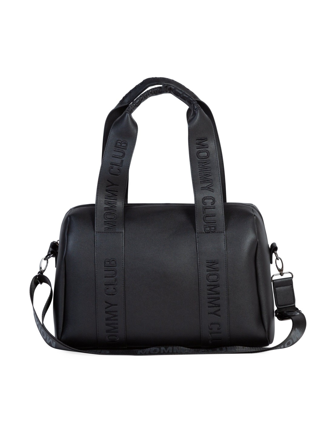 PRIMA INFANZIA: vendita online Borsa nursery Mommy Club - Signature - Pelle vegana - Nera in offerta