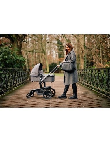 PRIMA INFANZIA: vendita online Borsa nursery Mommy Club - Signature - Pelle vegana - Nera in offerta