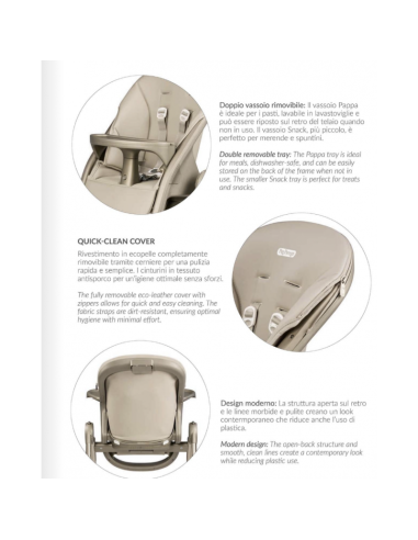 SEGGIOLONI GIRELLI ECC: vendita online Seggiolone Peg Perego Living True Black - Eleganza e Funzionalità in offerta
