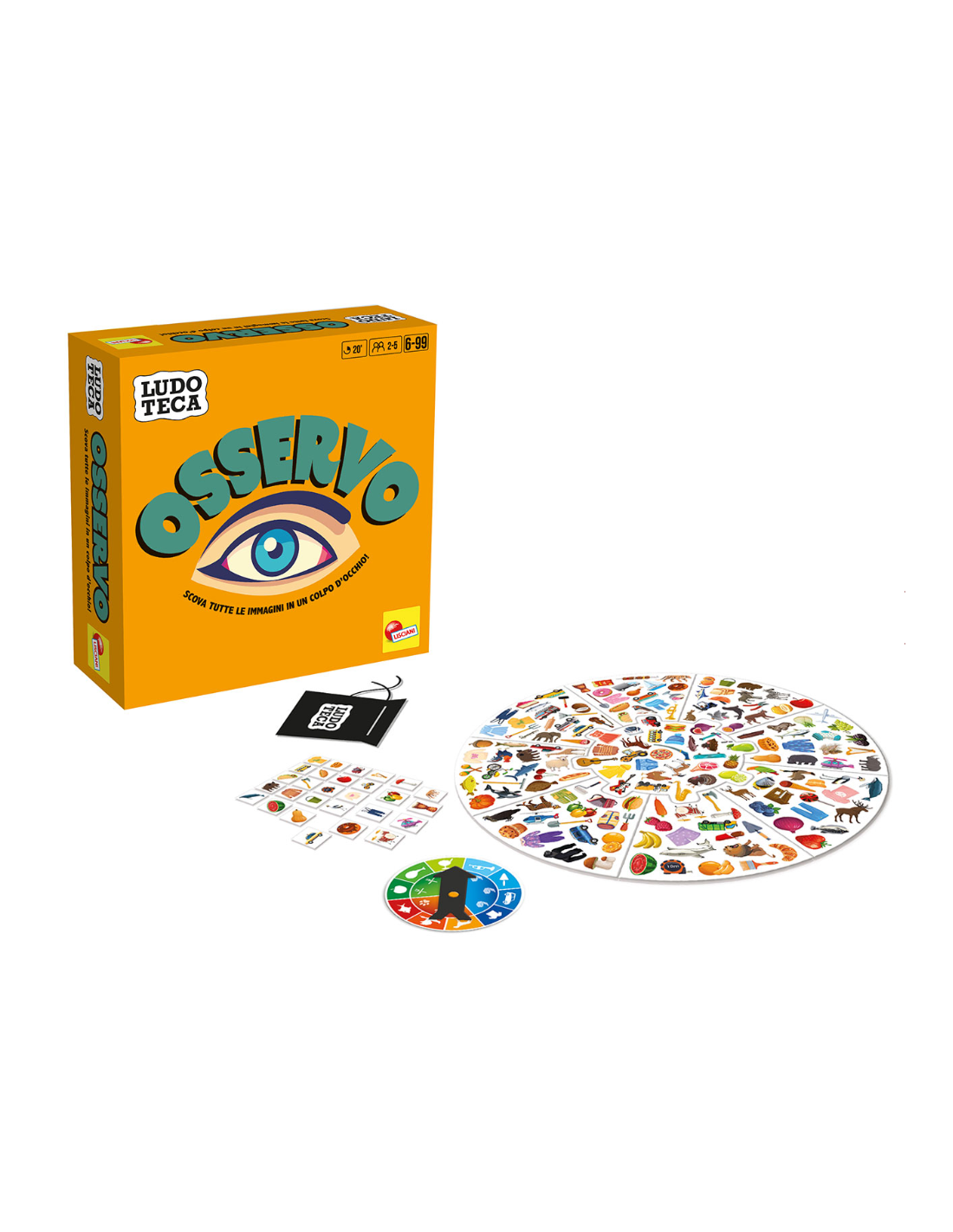 Gioco da tavolo osservazione e velocità 167 tessere | shopincasa.it