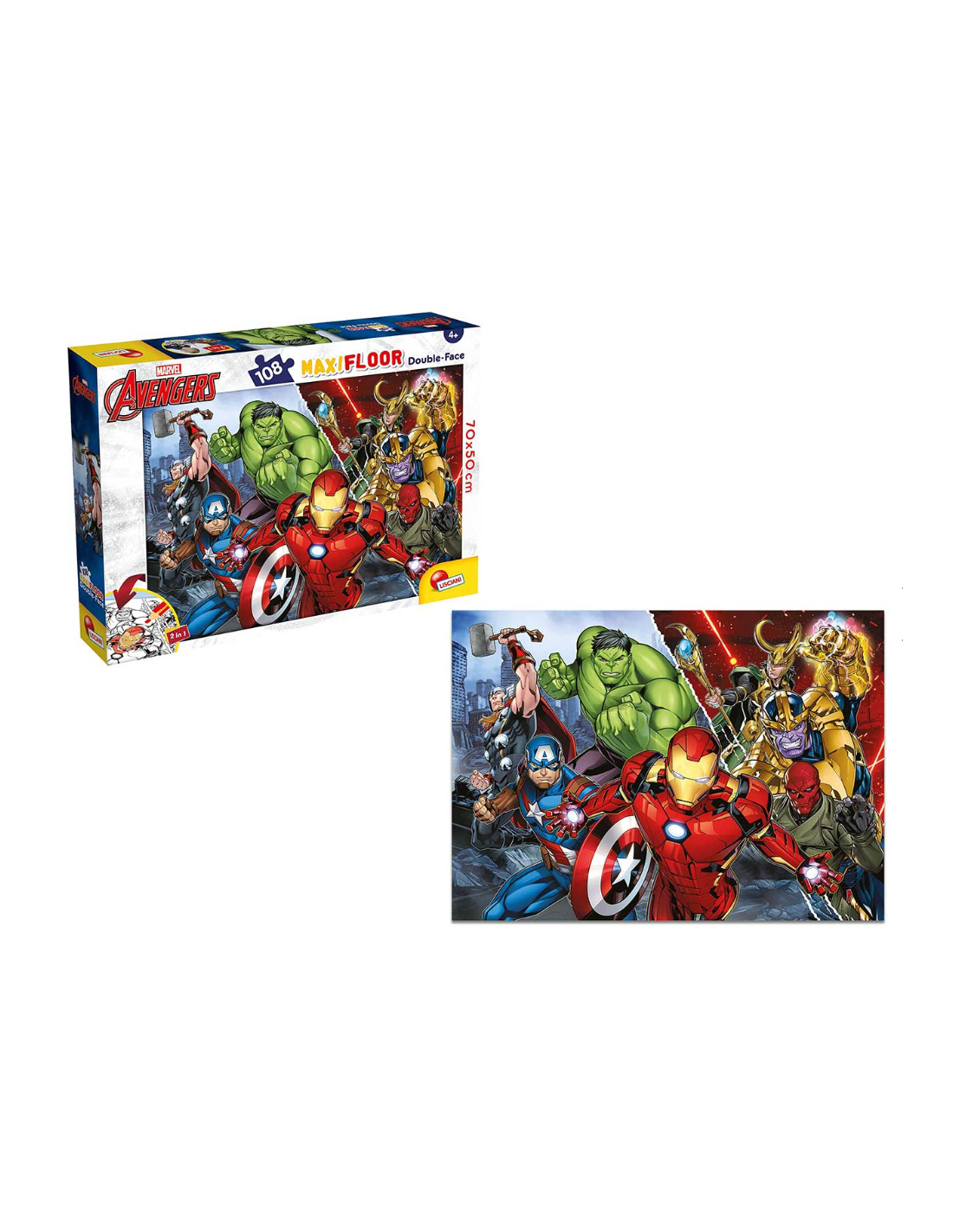 GIOCHI DI SOCIETA'E PUZZLE: vendita online Marvel Puzzle Df Maxi Floor 108 Avengers in offerta
