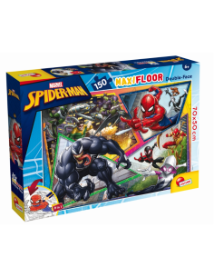 GIOCHI DI SOCIETA'E PUZZLE: vendita online PUZZLE DF MAXI FLOOR SPIDERMAN - 150 PEZZI, GIOCO EDUCATIVO PER BAMBINI, PERSPECTI...