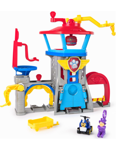 GIOCATTOLO PUBBLICIZZATO: vendita online Paw Patrol Pup Squad Playset “Adventure Bay Airport” – Air Rescue da 30 cm in offerta