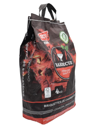 SACCHETTO CARBONE 40807022 4KG PER BARBECUE