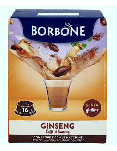 CAFFE': vendita online 16 Capsule Borbone Ginseng Compatibili Lavazza A Modo Mio in offerta