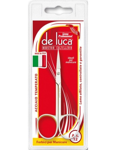FORBICI PER MANICURE 3,5" IN ACCIAIO INOX DE LUCA su Shop in Casa