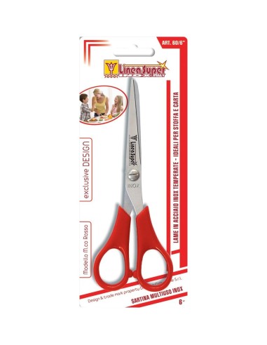 FORBICI DA LAVORO IN ACCIAIO INOX MANICO PLASTICA 6" DE LUCA su Sho...