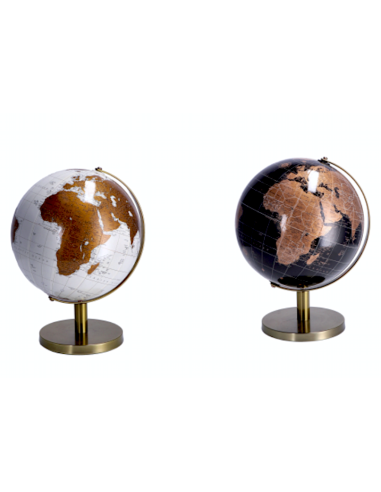 Mappamondo 86914 plastica/metallo 21 x 28 cm assortito | shopincasa.it