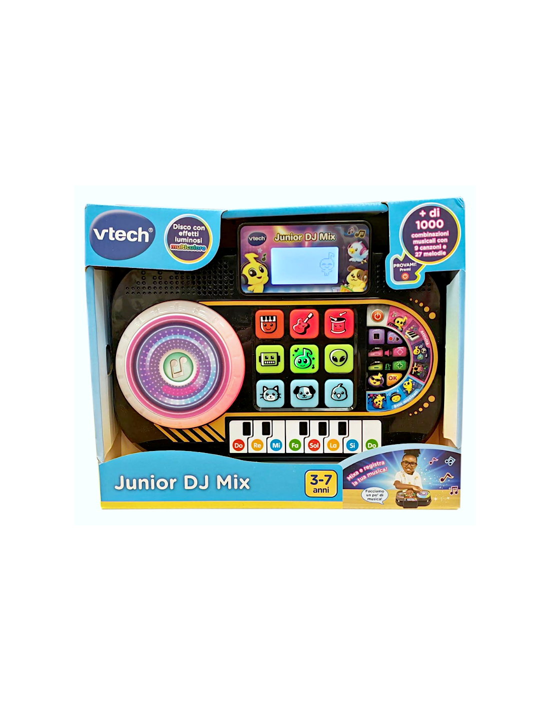 VTech Junior DJ Mix - Console da DJ Interattiva Bambini 3-7 Anni | shopincasa.it