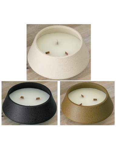 CANDELA 204735A CERAMICA 580GR FRAGRANZE ASSORTITE