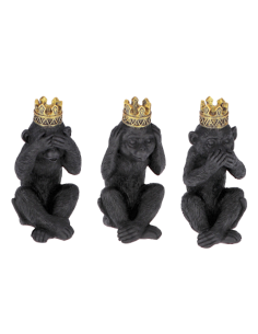 Figura Scimmia 107586 in resina H16 cm assortita | shopincasa.it