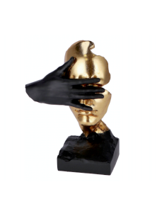 Decorazione Viso 107593 in resina 19 x 15 x 30 cm | shopincasa.it