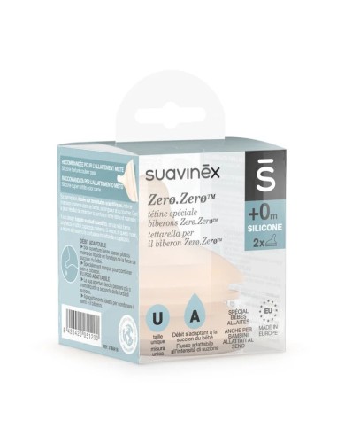 Zero.Zero™ Tettarella Flusso Adattabile Suavinex - 2 Pezzi