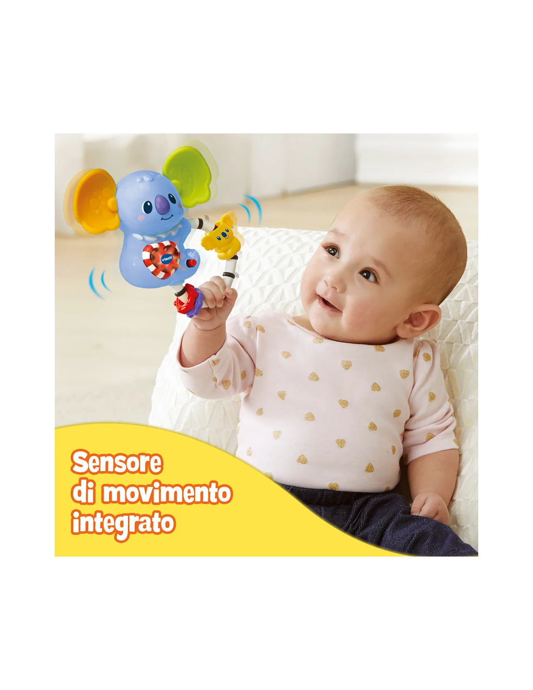 VTech Kimi Sonaglino Interattivo - Sonaglino Neonato 3-18 Mesi | shopincasa.it