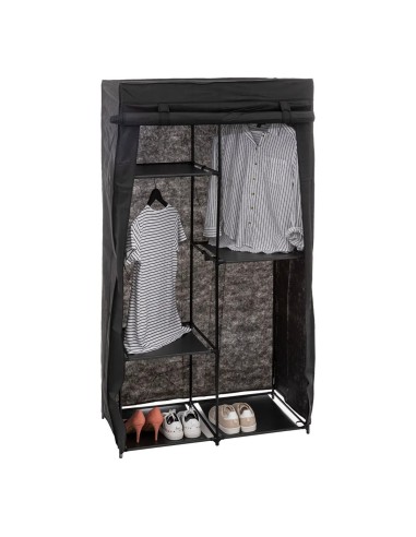 ARMADIETTI: vendita online Armadio Componibile H169cm in Metallo e Polipropilene, Armadio Modulare, Dimensioni 89x44,5x169 cm...