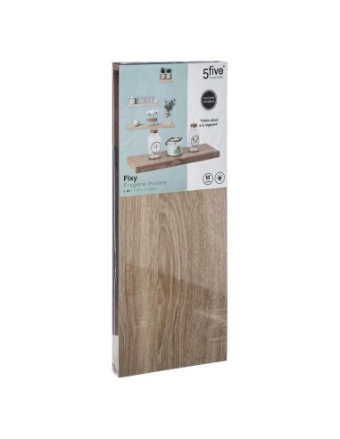 MENSOLE E SCAFFALI: vendita online Mensola da Parete Fixy L60cm, Mensola MDF 60x23,5x3,8 cm, Leggera e Resistente in offerta