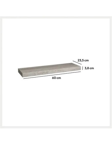 MENSOLE E SCAFFALI: vendita online Mensola da Parete Fixy L60cm, Mensola MDF 60x23,5x3,8 cm, Leggera e Moderna in offerta