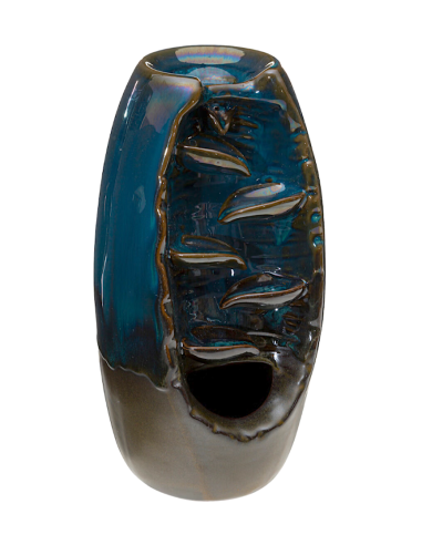 Bruciatore da incenso a fontana Blu 20x11 cm | shopincasa.it