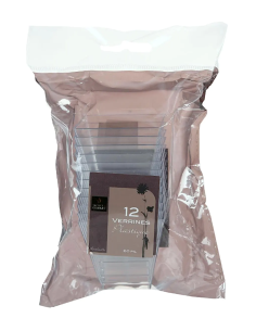 CONF 12 CIOTOLE 102062A PLASTICA 6CL QUADRATE