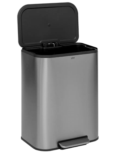 PATTUMIERA PEDALE 206745 INOX 50LT ARGENTO