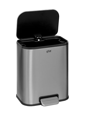 PATTUMIERA PEDALE 206743 INOX 5LT GRIGIO