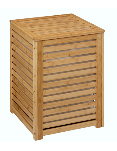 PORTABIANCHERIA 160823 SICELA 65LT BAMBOO 40X40X60CM