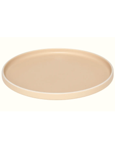Piatto piano Alix 26 cm gres beige | shopincasa.it