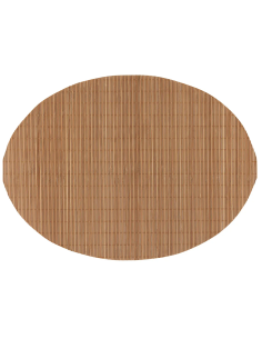 Tovaglietta ovale 48 x 35 cm in bambù naturale | shopincasa.it