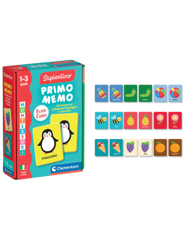 SAPIENTINO 16830 PRIMO MEMO FLASHCARDS